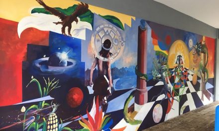 Se develó mural en la Universidad Intercultural