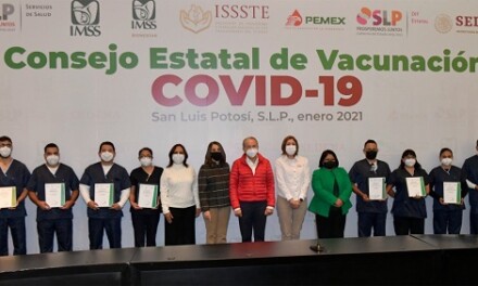 Instalan Consejo Estatal de Vacunación contra el COVID-19
