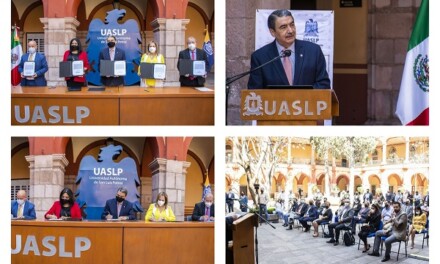UASLP y H. Congreso convenio de colaboración
